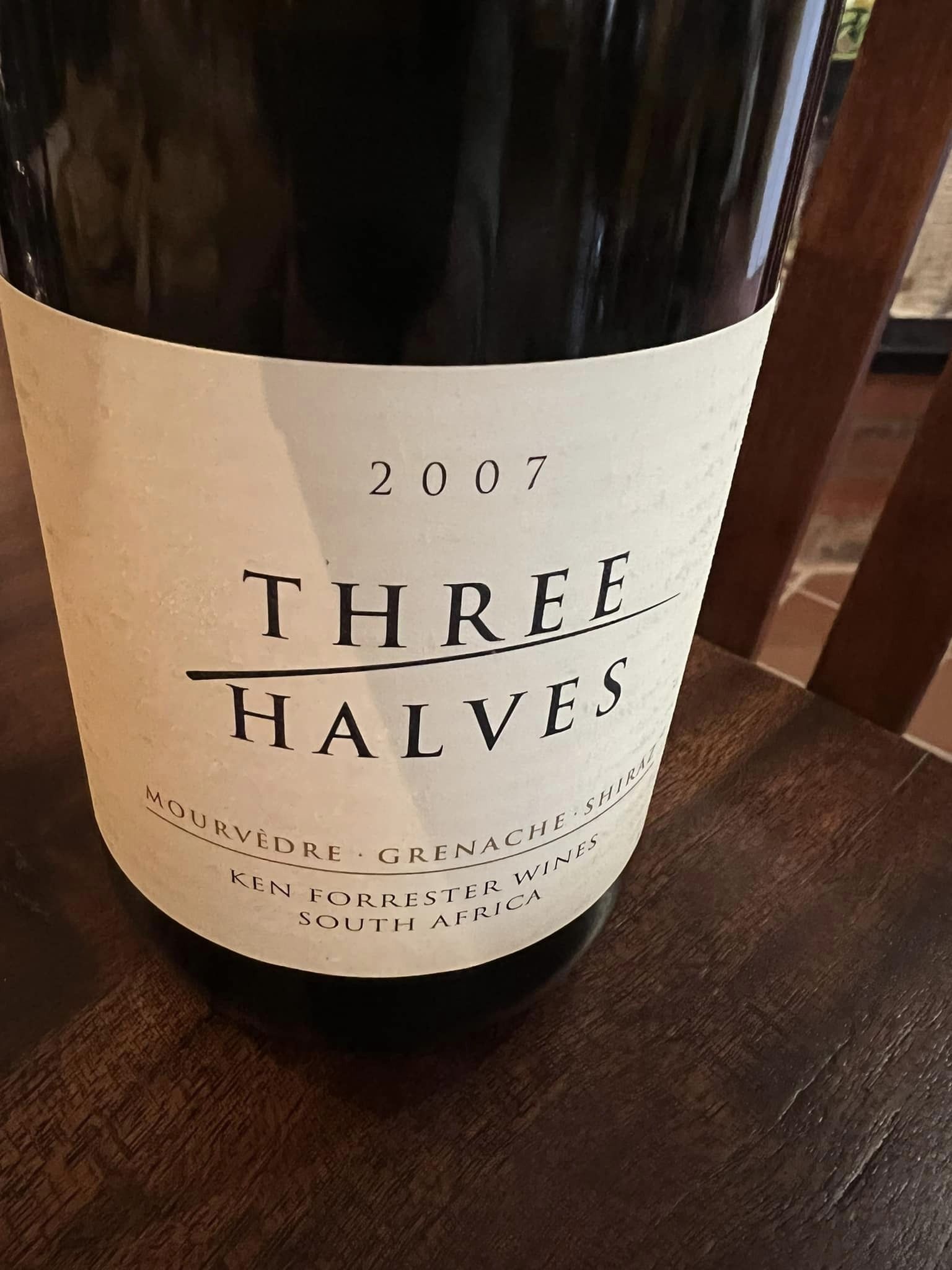 Ken Forrester Three Halves 2007
