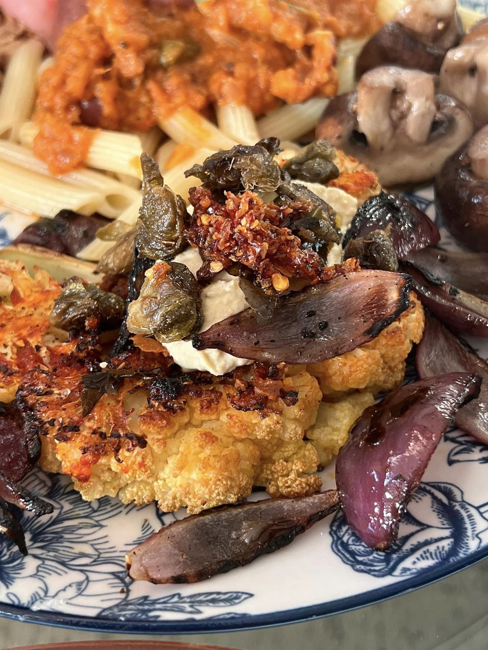 Walking the Talk #9: Smokey Putanesca with roasted beetroot chips
